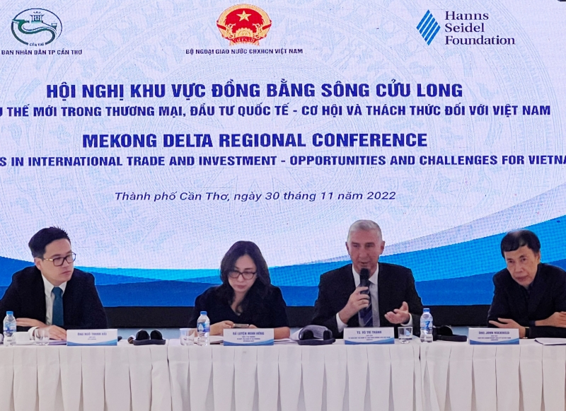 Hội nghị khu vực đồng bằng Sông Cửu Long: Xu thế mới trong thương mại, đầu tư quốc tế - Cơ hội và thách thức đối với Việt Nam (30/11/2022)